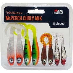 KIT LURE BLADES ABU GARCIA SVARTZONKER MCPERCH CURLY MIX - PACK OF 8