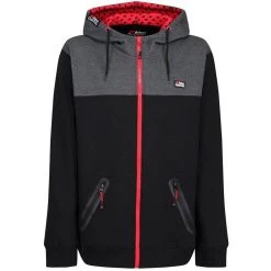 SWEAT HOMME ABU GARCIA ZIPPED HOODY - NOIR